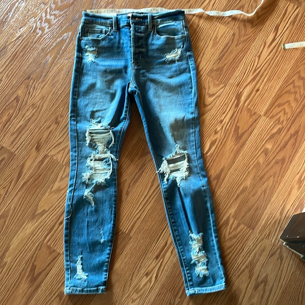 Brand new Eunina super high rise skinny ankle jeans